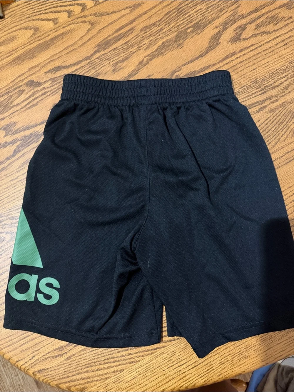 Champion + Adidas Boys Black Athletic Shorts Set